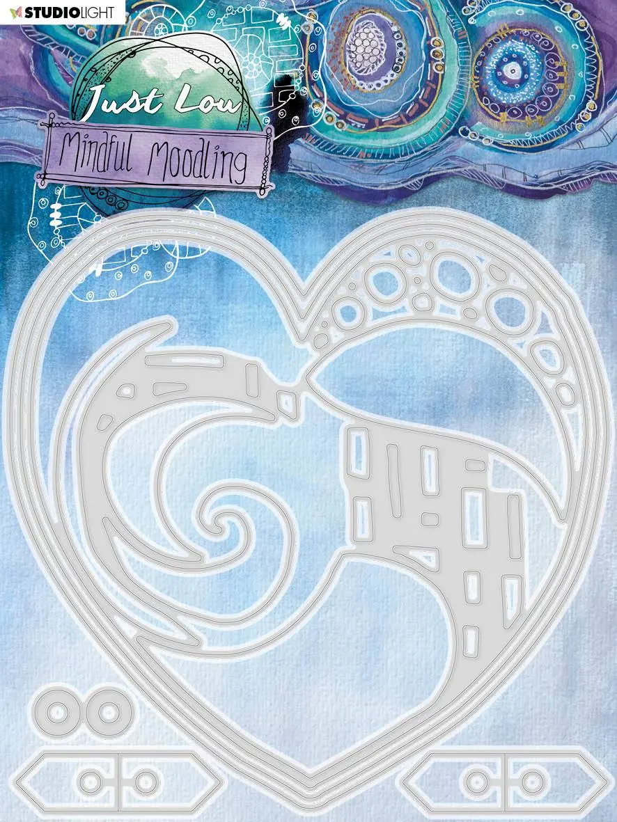 Jl Cutting Die Big Heart Mindful Moodling 147X147mm Nr.28 1