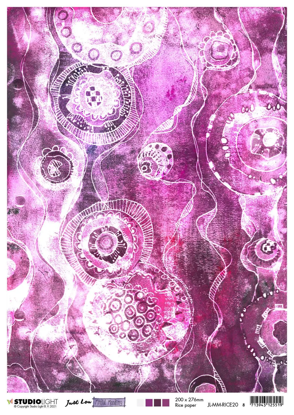 Jl Rice Paper White Moodle Mindful Moodling 210X297mm Nr.20 1