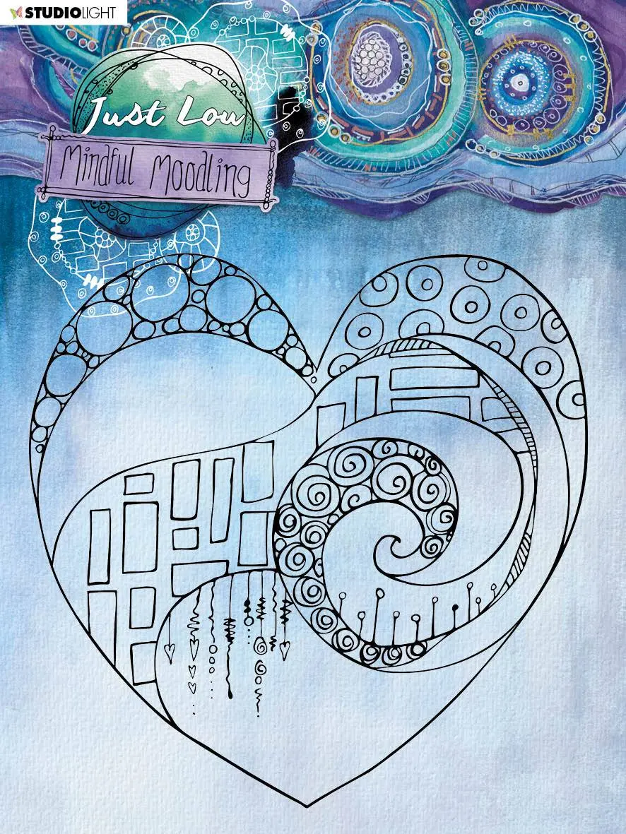 Jl Clear Stamp Big Heart Mindful Moodling 150X150mm Nr.44 1