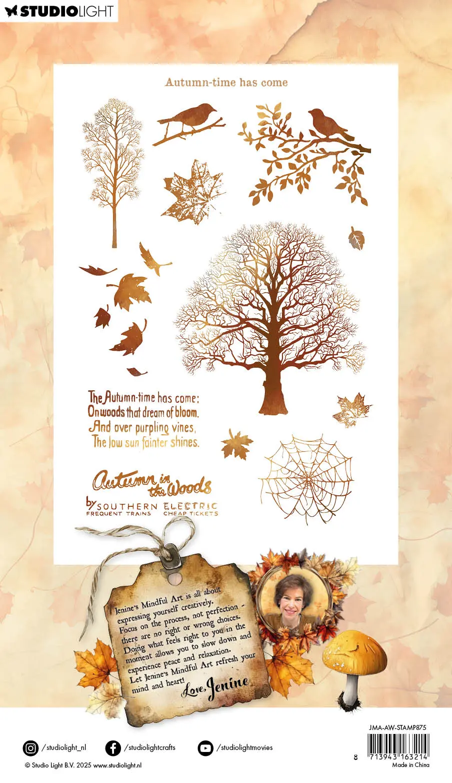Jma Clear Stamps Autumn-Time Has Come Autumn In The Woods 12 Pieces 2