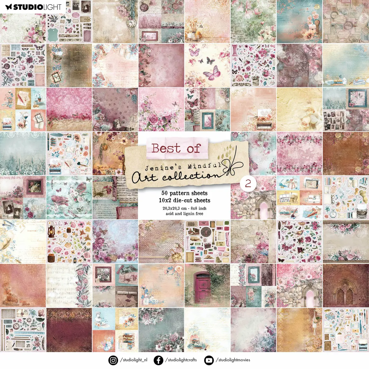 Jma Die-Cut Block Best Of - 2 Essentials 203X203x16mm 70 Sh Nr.70 1