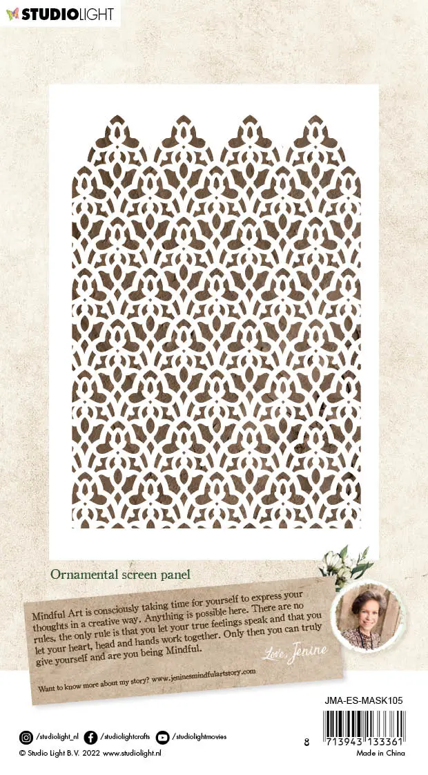 Jma Mask Ornamental Screen Panel Essentials 105X148x1mm 1 Pc Nr.105 2