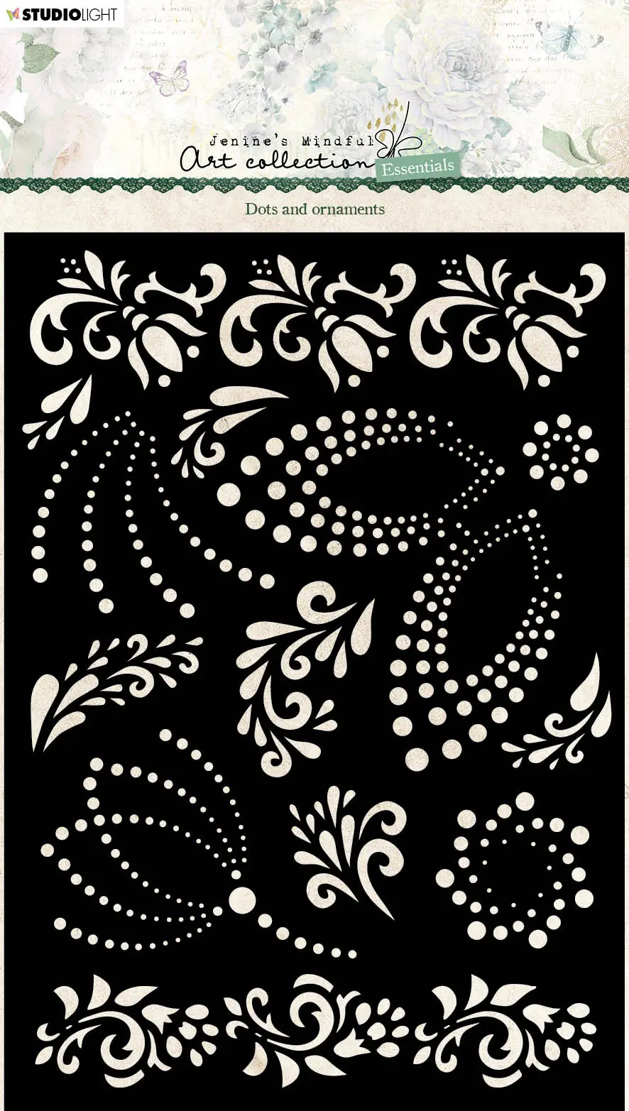 Jma Mask Dots And Ornaments Essentials 148X210x1mm 1 Pc Nr.75 1