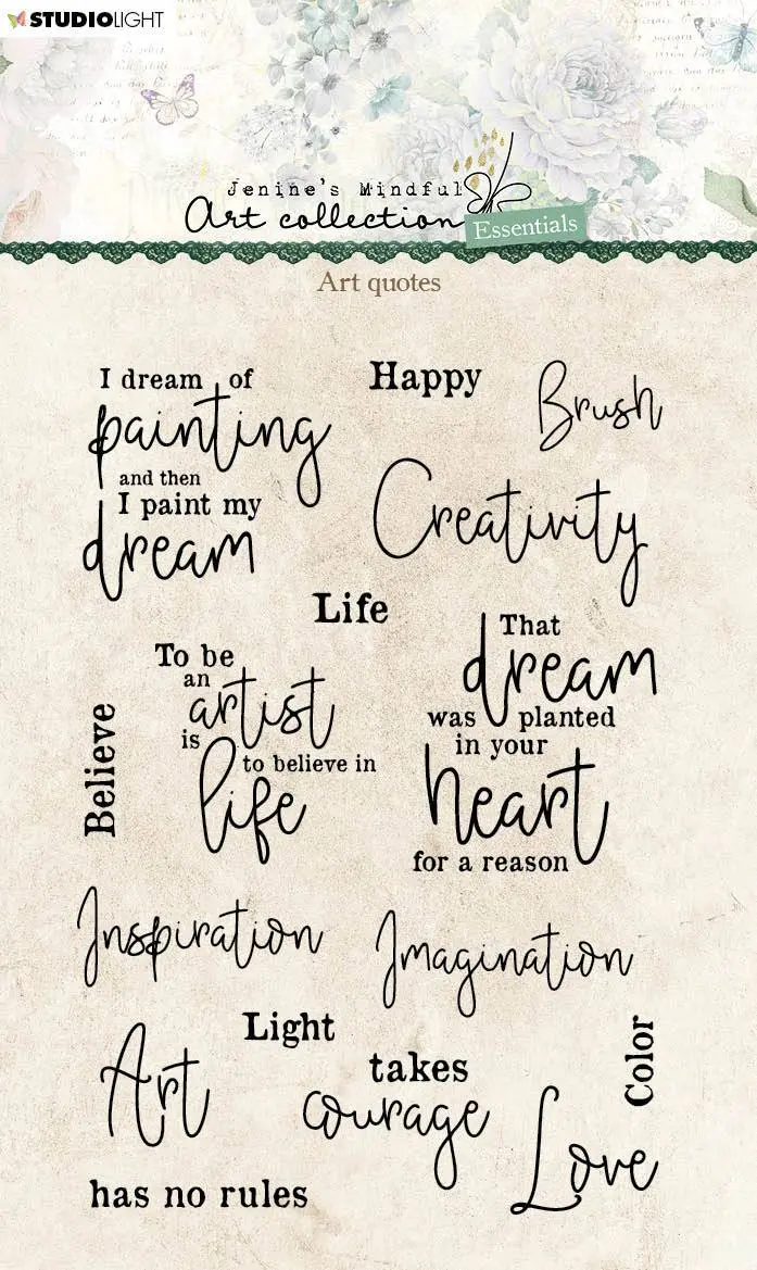 Jma Clear Stamp Art Quotes Essentials 105X148x3mm 1 Pc Nr.111 1