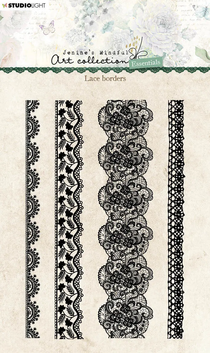 Jma Clear Stamp Lace Borders Essentials 105X148x3mm 4 Pc Nr.212 1