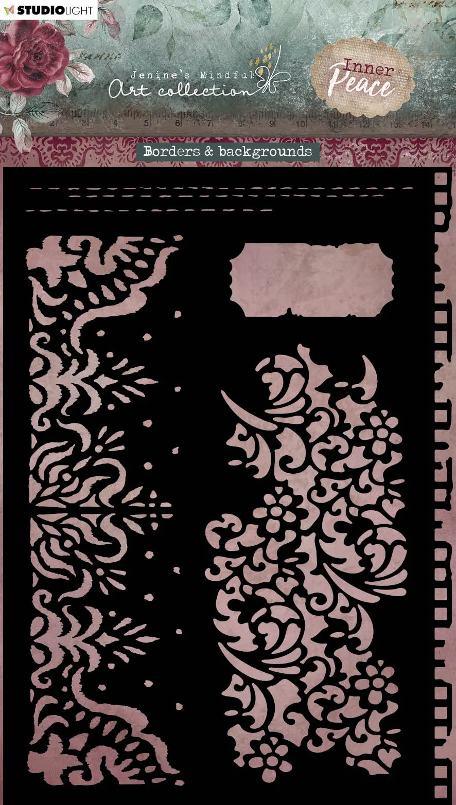 Jma Mask Borders & Backgrounds Inner Peace 148X210x1mm 1 Pc Nr.130 1