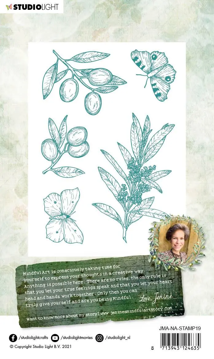 Jma Clear Stamp Olive Branches New Awakening 105X148mm Nr.19 2
