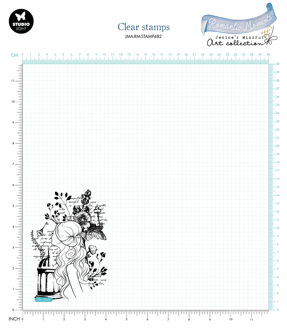 Jma Clear Stamp Looking For Love Romantic Moments 94X137x3mm 1 Pc Nr.482 2