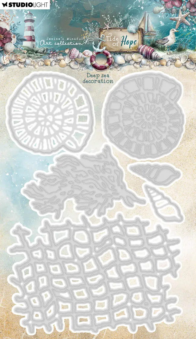 Jma Cutting Die Deep Sea Decoration Tide Of Hope 6 Pieces 1