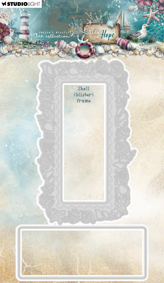 Jma Cutting Die Shell (Blister) Frame Tide Of Hope 2 Pieces 1