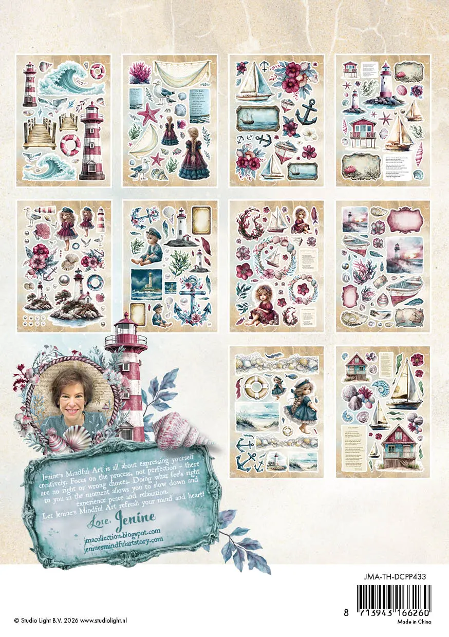 Jma Die-Cut Paper Pad Tide Of Hope 20 Sheets 2