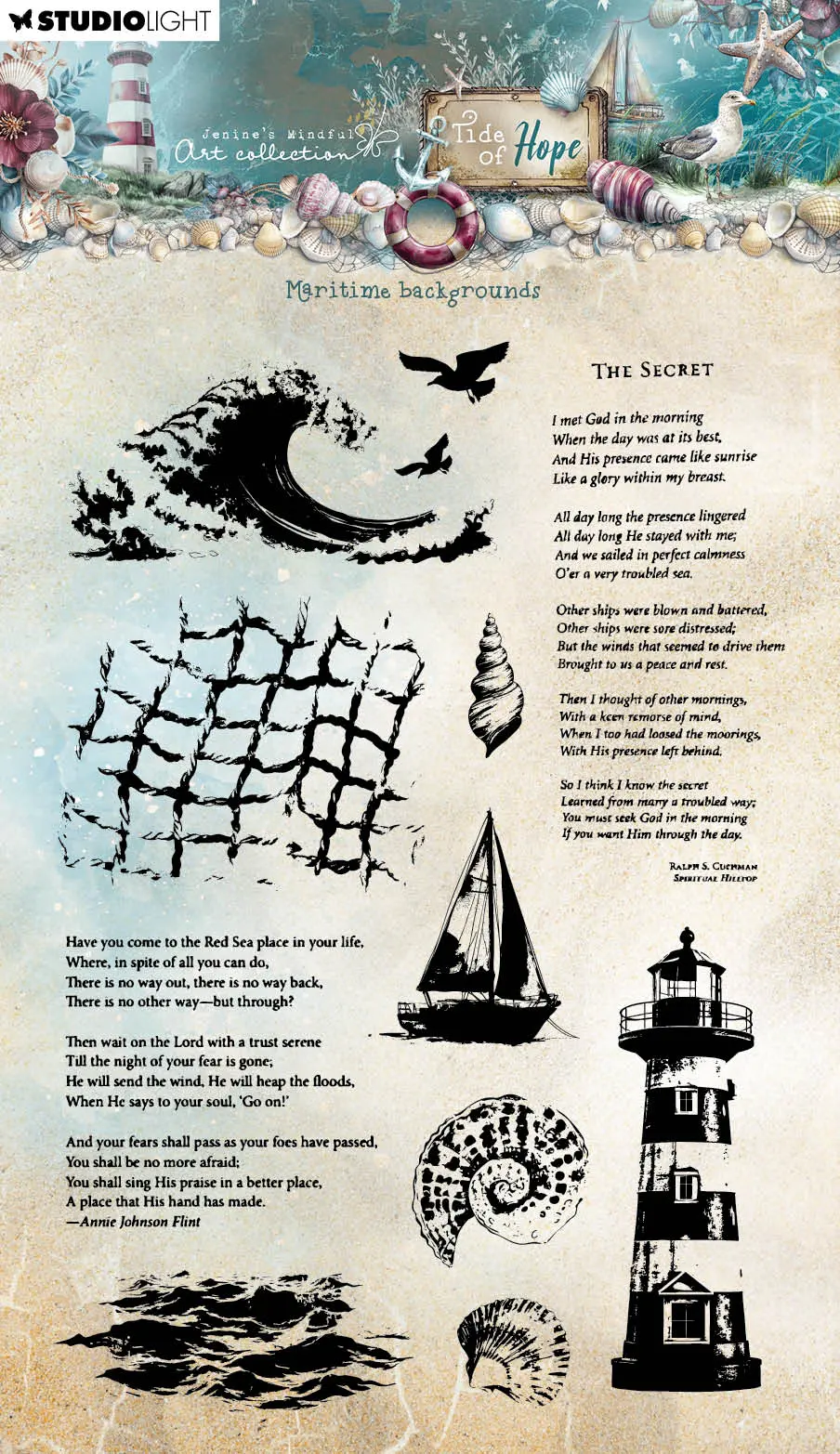Jma Clear Stamp Maritime Backgrounds Tide Of Hope 12 Pieces 1