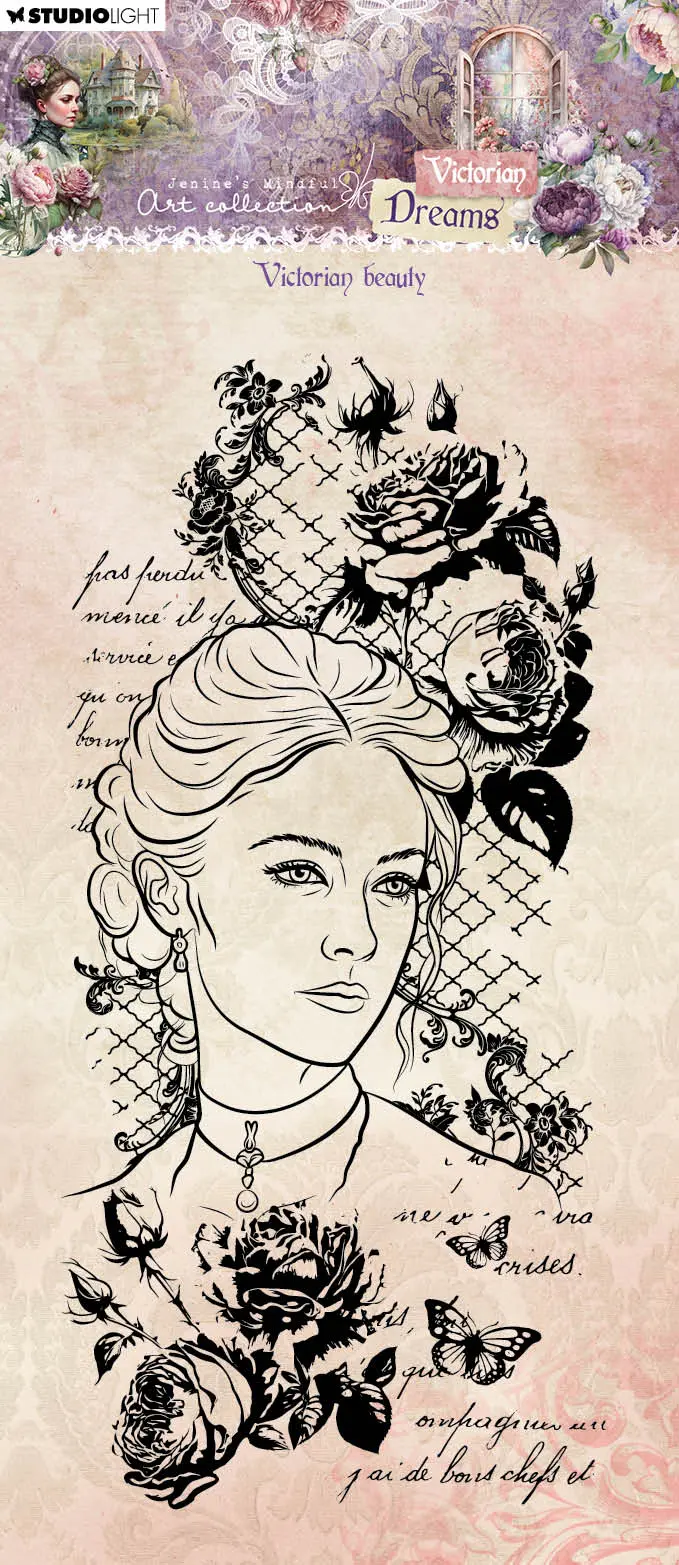 Jma Clear Stamp Victorian Beauty Victorian Dreams 1 Pc 1