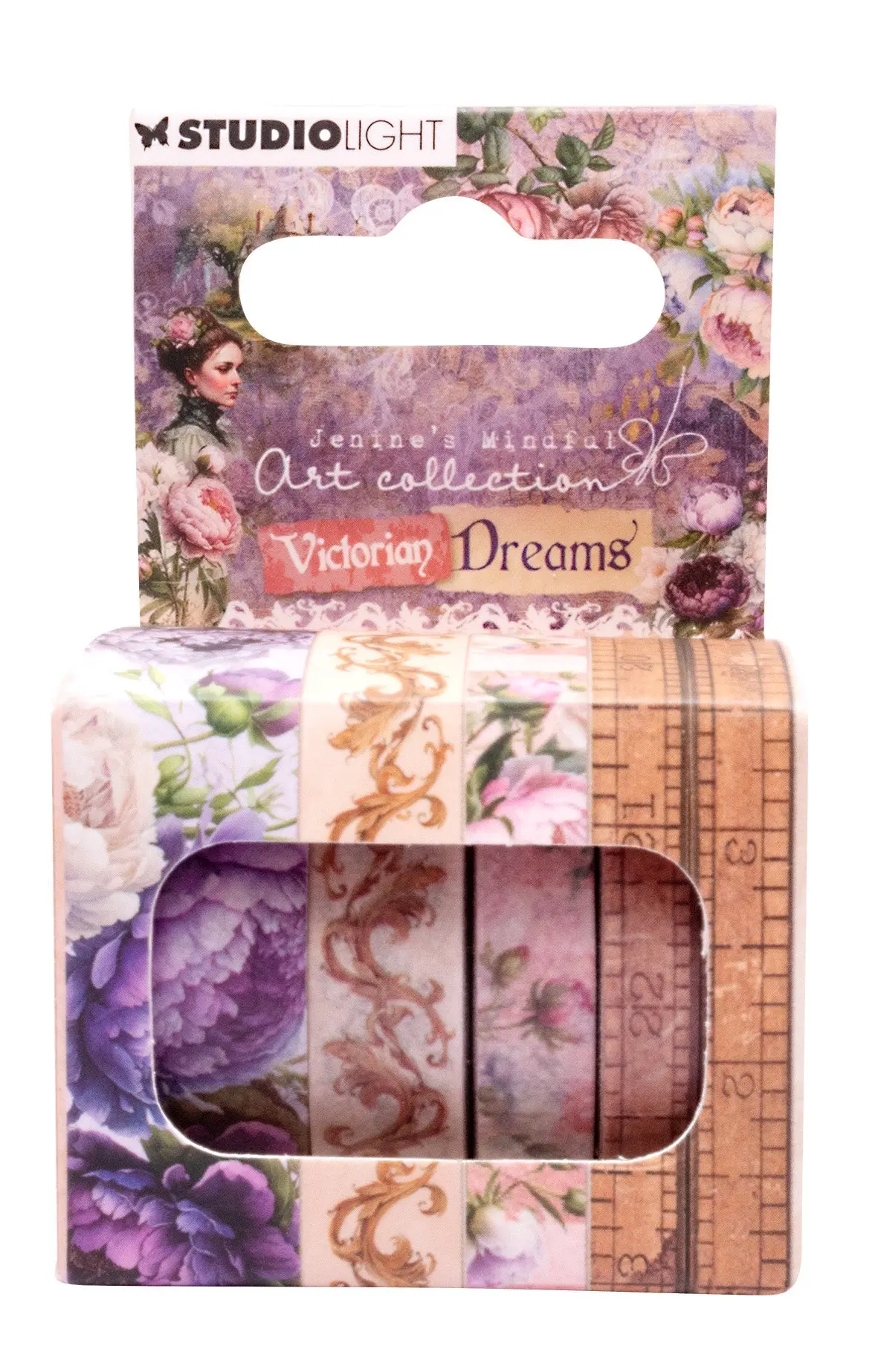 Jma Washi Tape Flowers & Borders Victorian Dreams 4 Pc 1