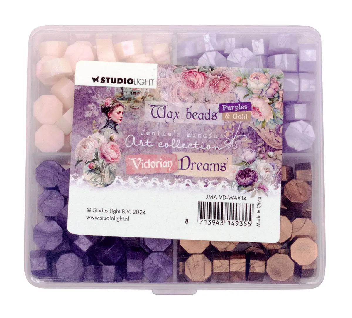 Jma Wax Beads 4 Colors Purple Victorian Dreams 60 G 1