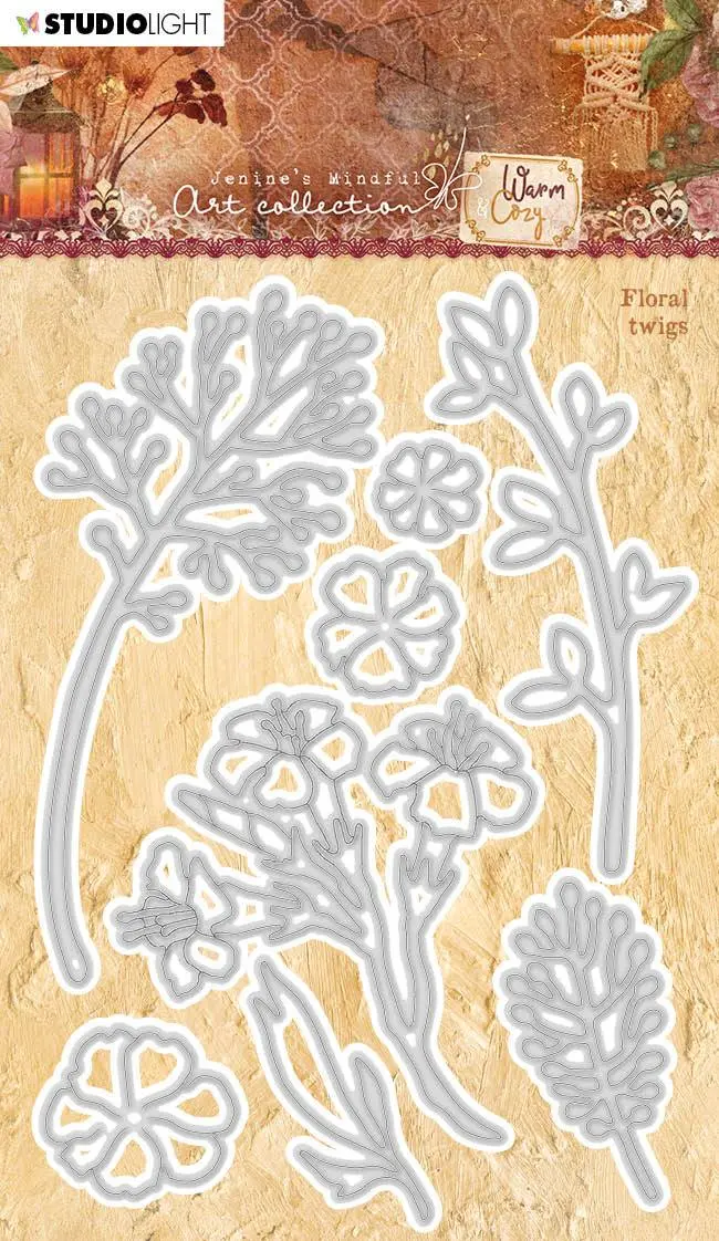 Jma Cutting Die Floral Twigs Warm & Cozy 100X145x1mm 1 Pc Nr.93 1