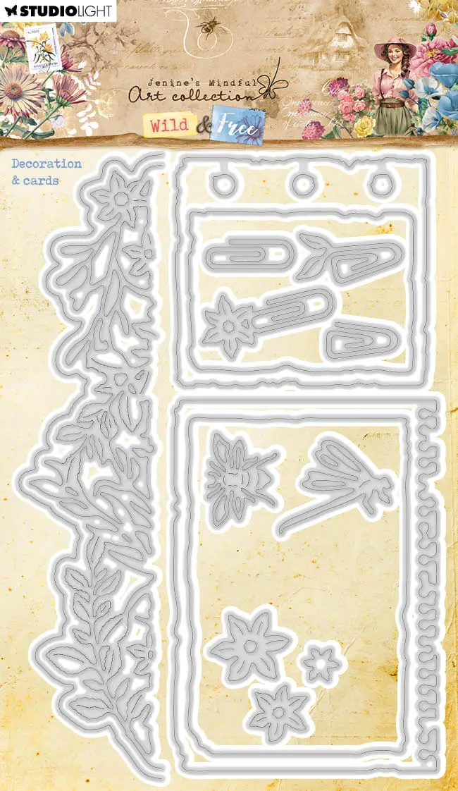 Jma Cutting Die Decoration & Cards Wild & Free 15 Pc 1