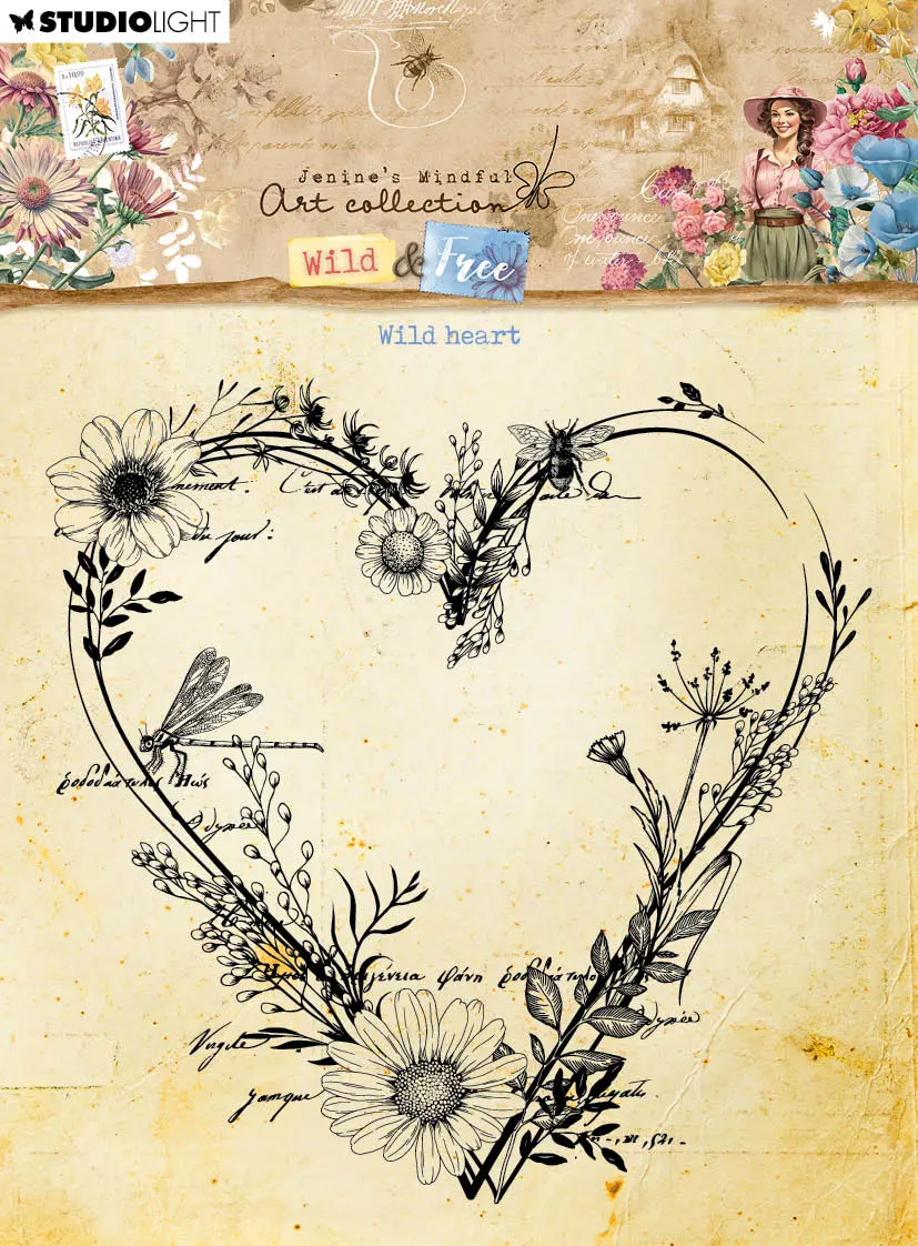 Jma Clear Stamp Wild Heart Wild & Free 1 Pc 1