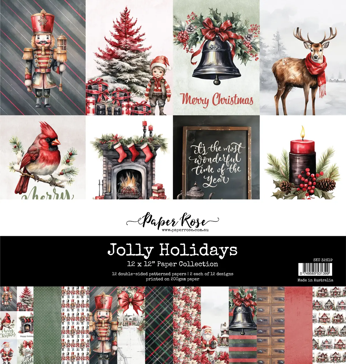Jolly Holidays 12X12 Paper Collection 32619 1