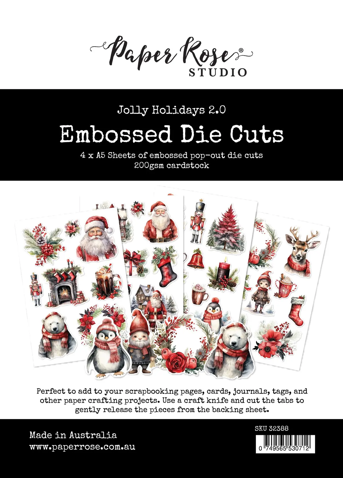 Jolly Holidays 2.0 Embossed Die Cuts 32388 1