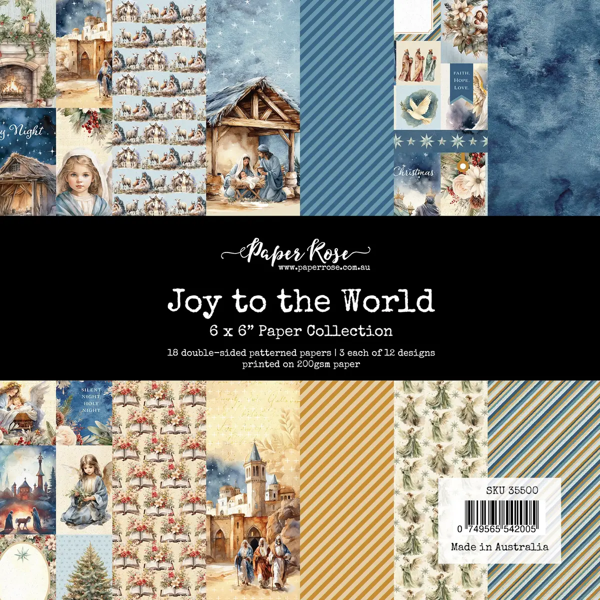 Joy To The World 6X6 Paper Collection 35500 1