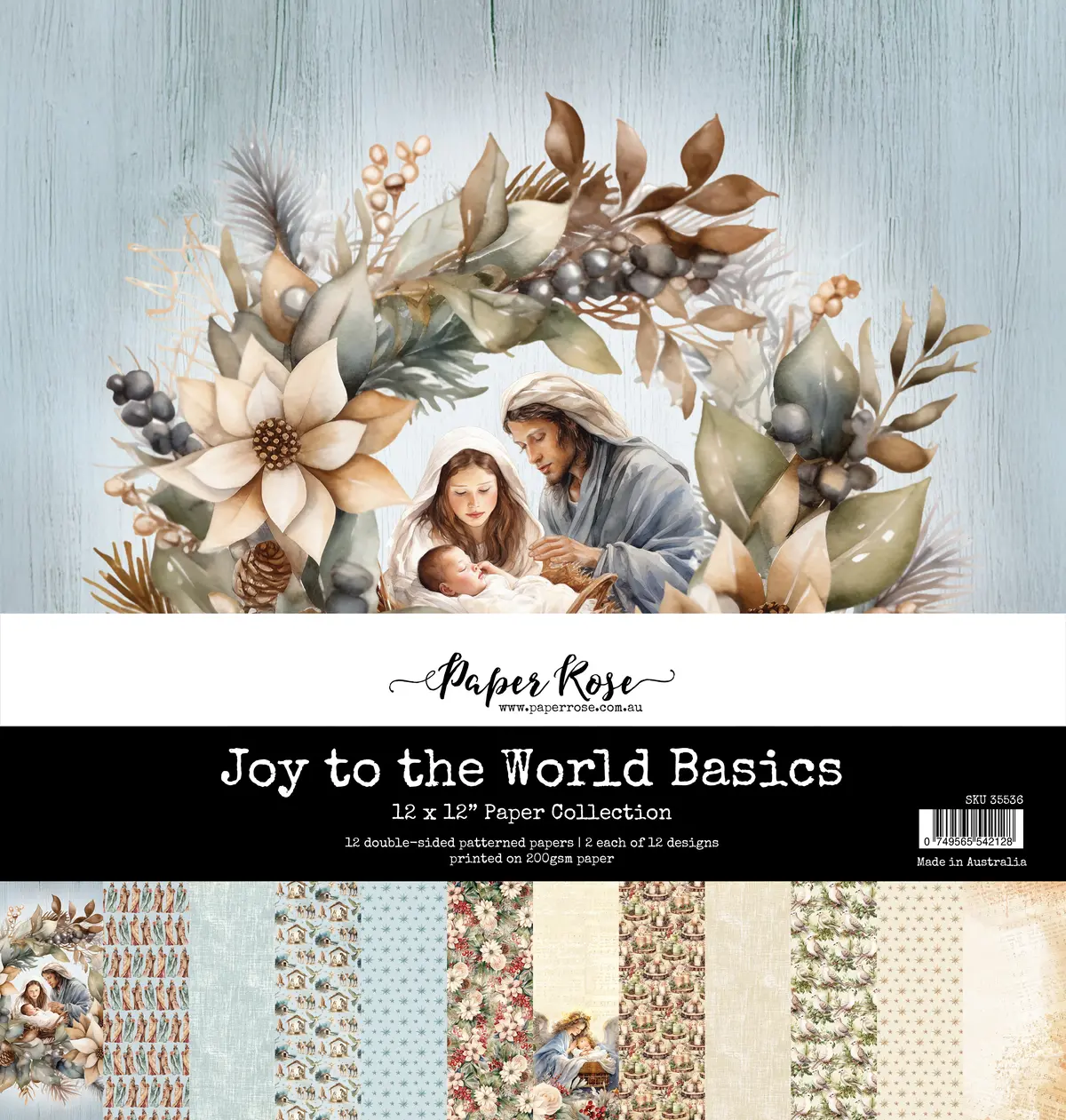 Joy To The World Basics 12X12 Paper Collection 35536 1