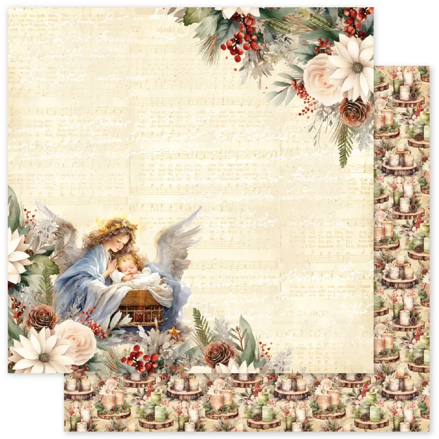Joy To The World Basics D 12X12 Paper 35548 1
