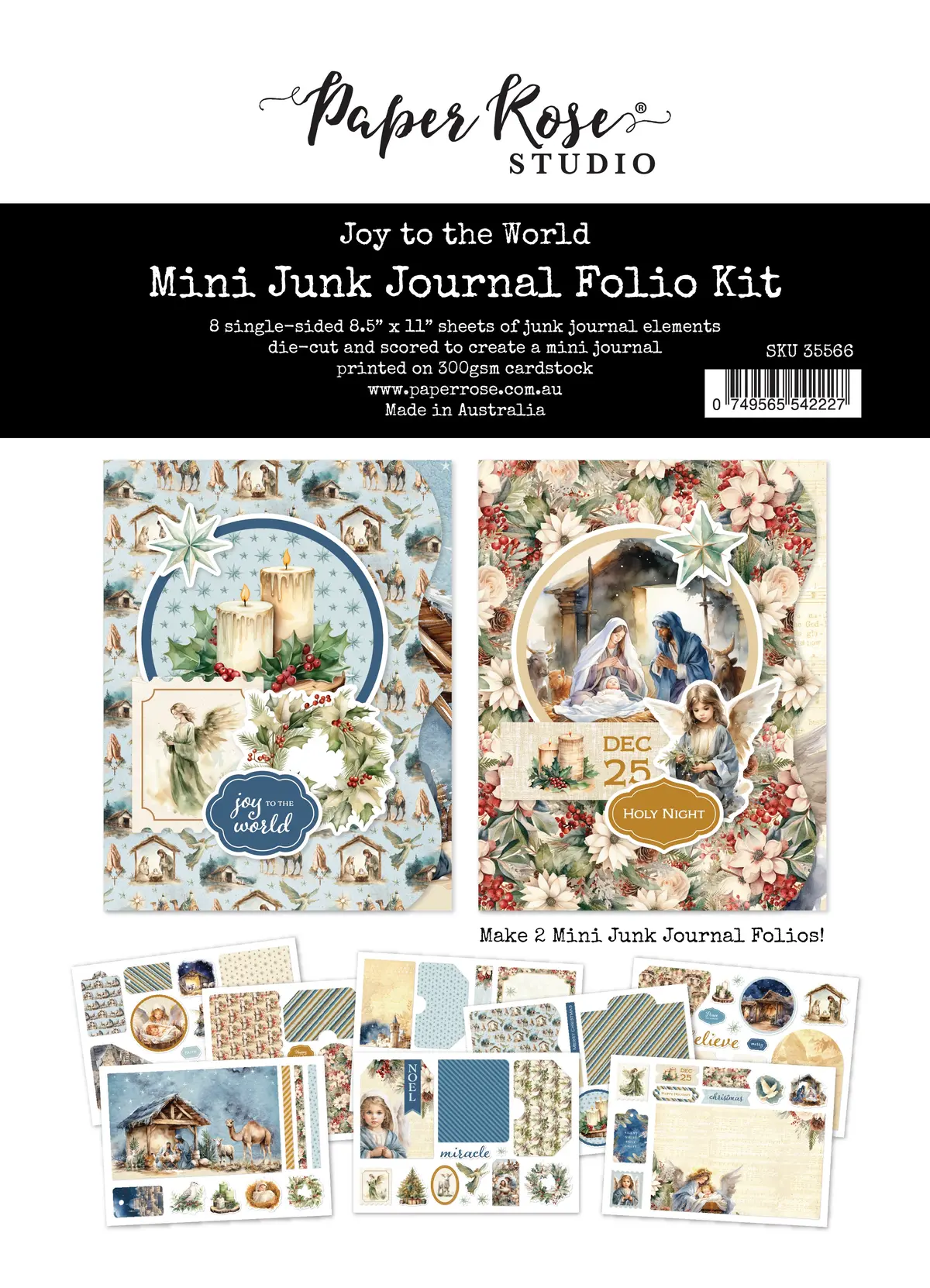 Joy To The World Mini Folio Kit 35566 1