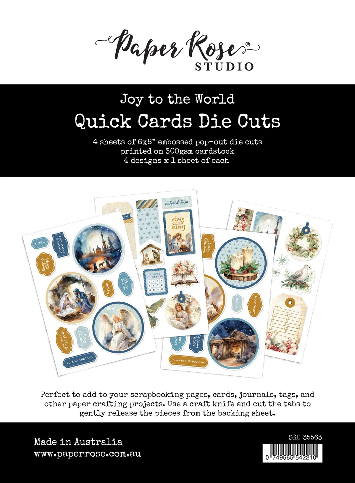 Joy To The World Quick Cards Die Cuts 35563 1