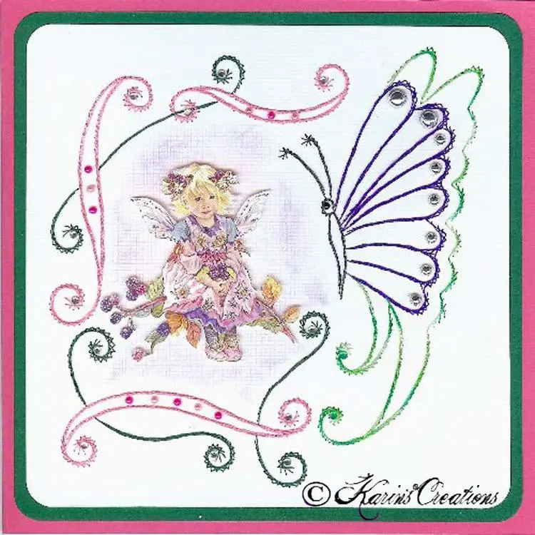 Kc Embroidery Pattern - Butterfly Border 1