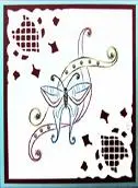 Kc Embroidery Pattern - Butterfly Ribbon 1