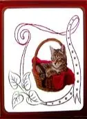 Kc Embroidery Pattern - Ribbon Frame 1