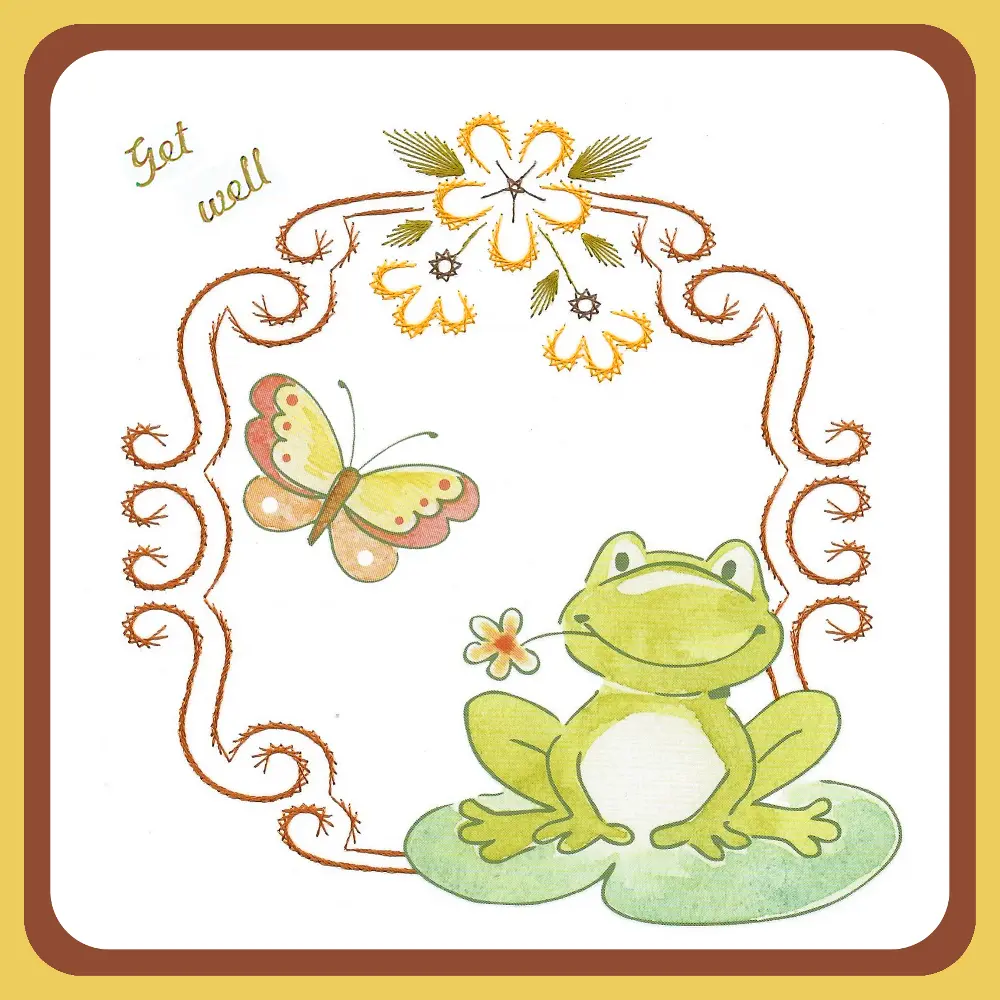 Embroidery Pattern - Decorative Frame 1