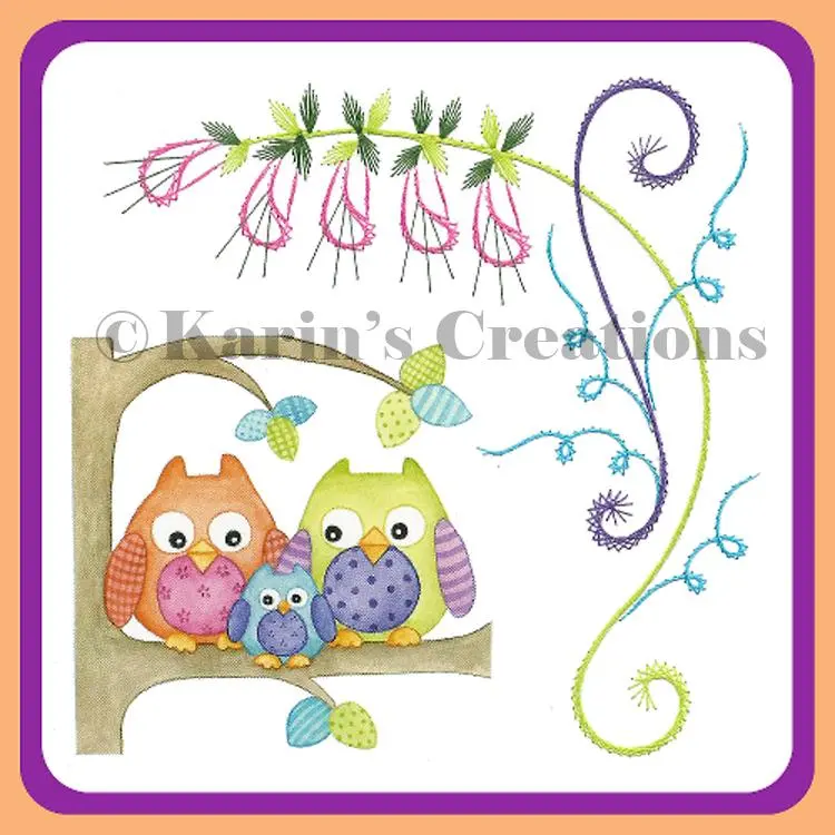 Kc Embroidery Pattern - Designs Of Spring 1