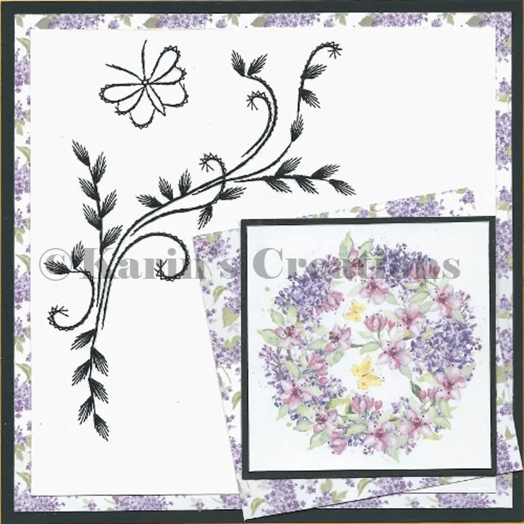 Kc Embroidery Pattern - Butterfly Branch 1