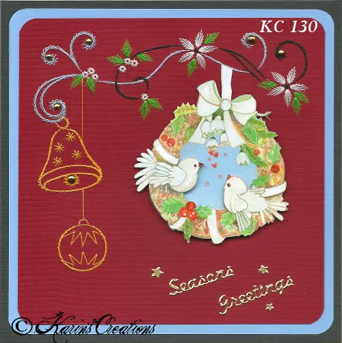 Kc Embroidery Pattern- Christmas Hanging Ornaments 1