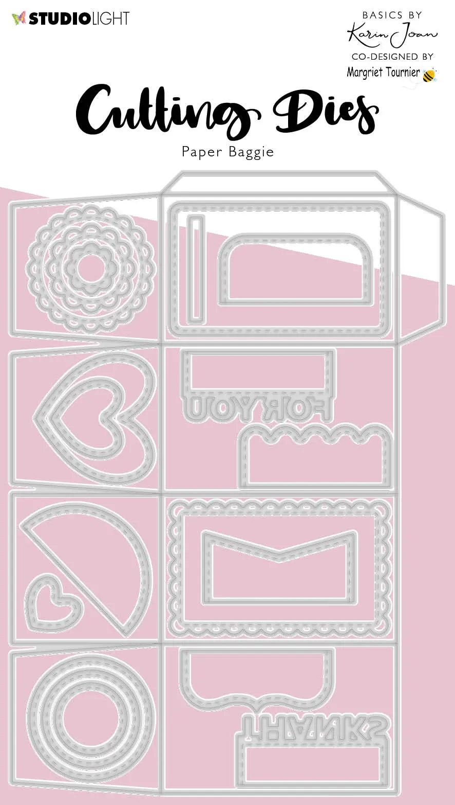 Kj Cutting Die Paper Baggie Essentials 2051401Mm 20 Pc Nr.190 1