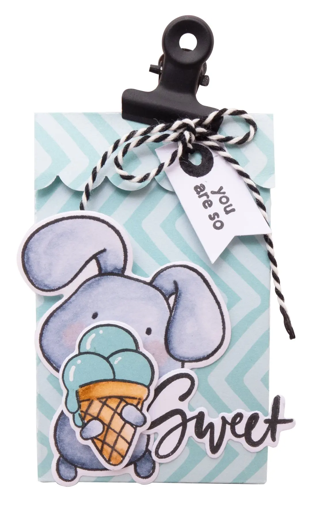 Kj Stamp & Cutting Die Complete Pets Bunny Missees By Karin Joan 105X148mm Nr.08 2