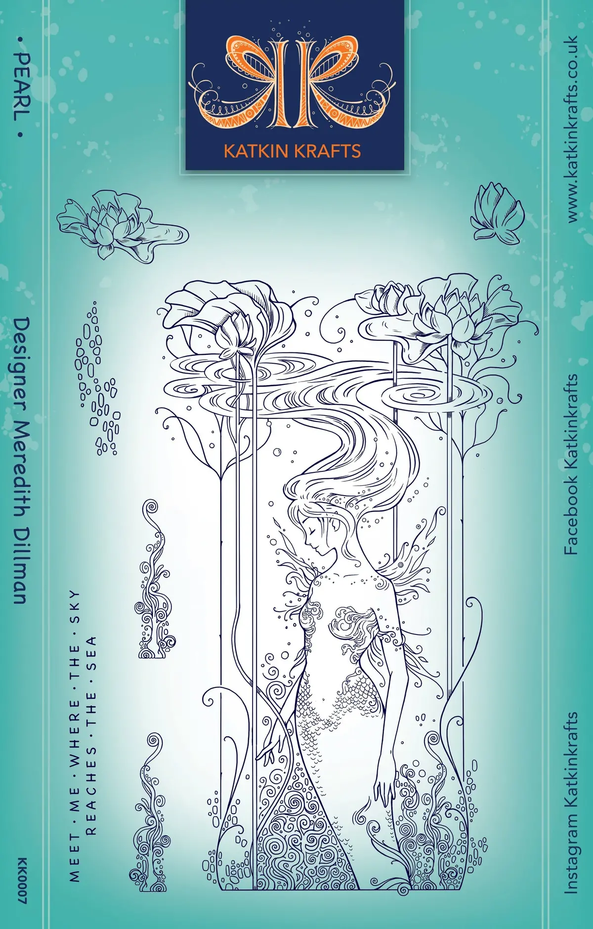 Katkin Krafts Pearl 6 In X 8 In Clear Stamp Set 1