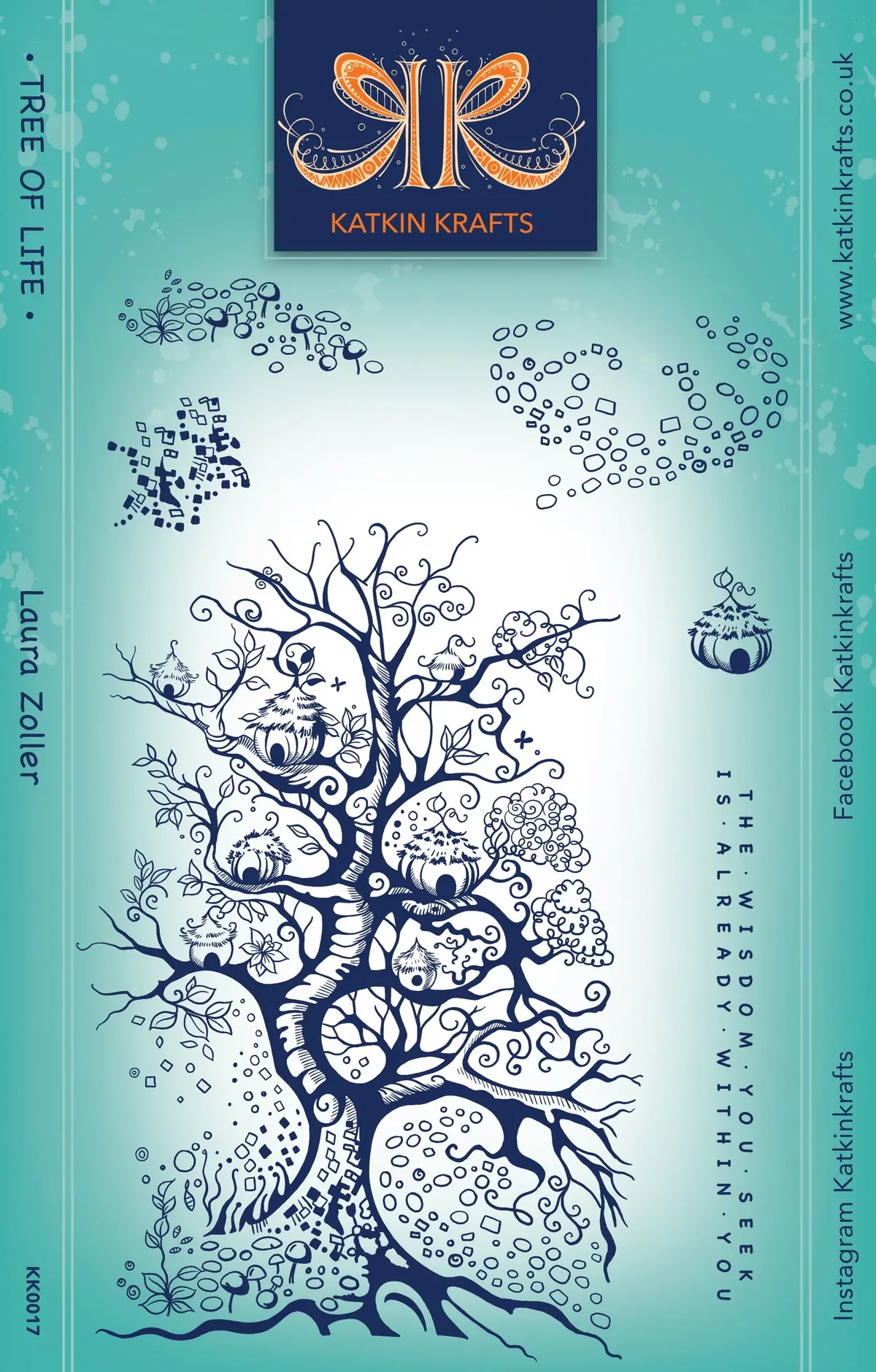 Katkin Krafts Tree Of Life 6 In X 8 In Clear Stamp Set 1