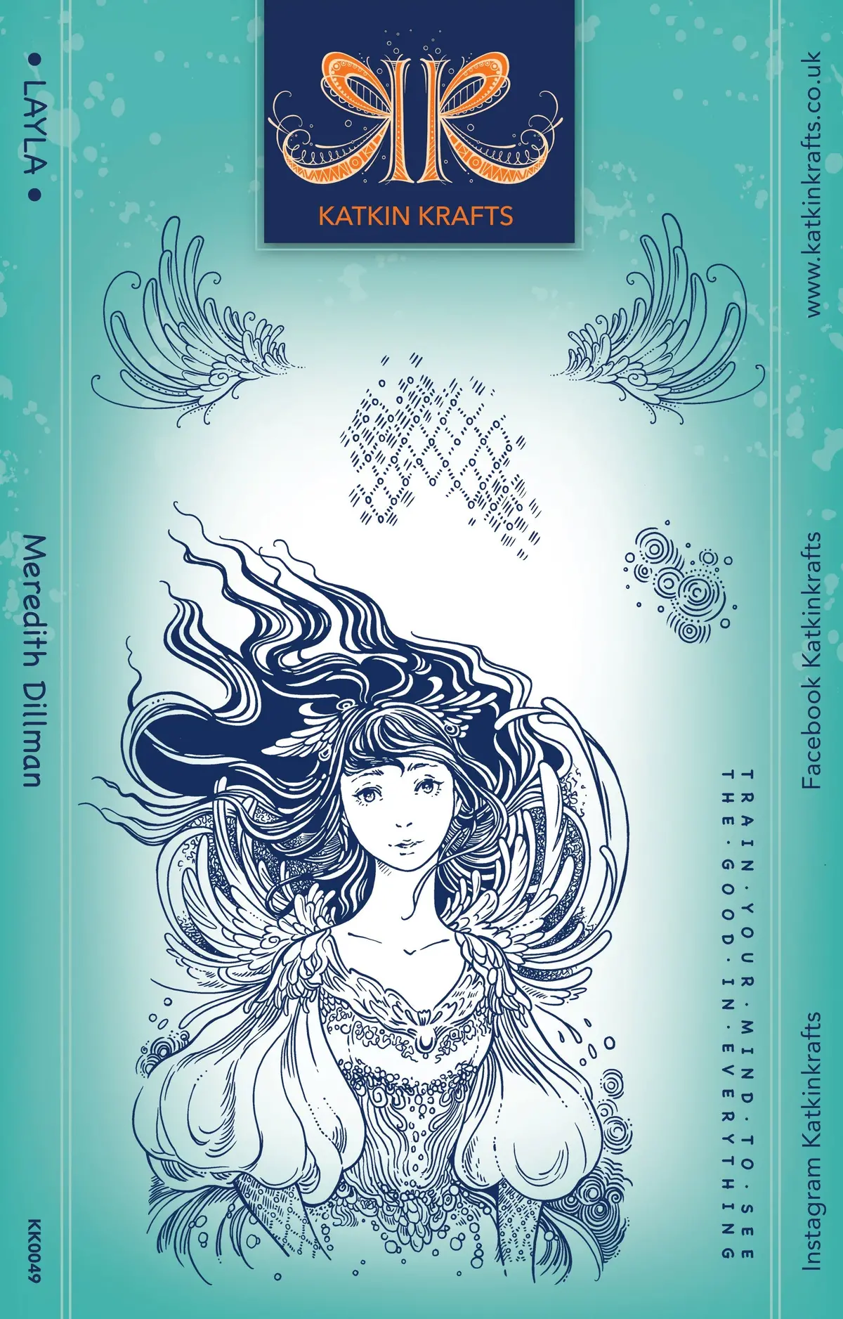 Katkin Krafts Layla 6 In X 8 In Clear Stamp Set 1