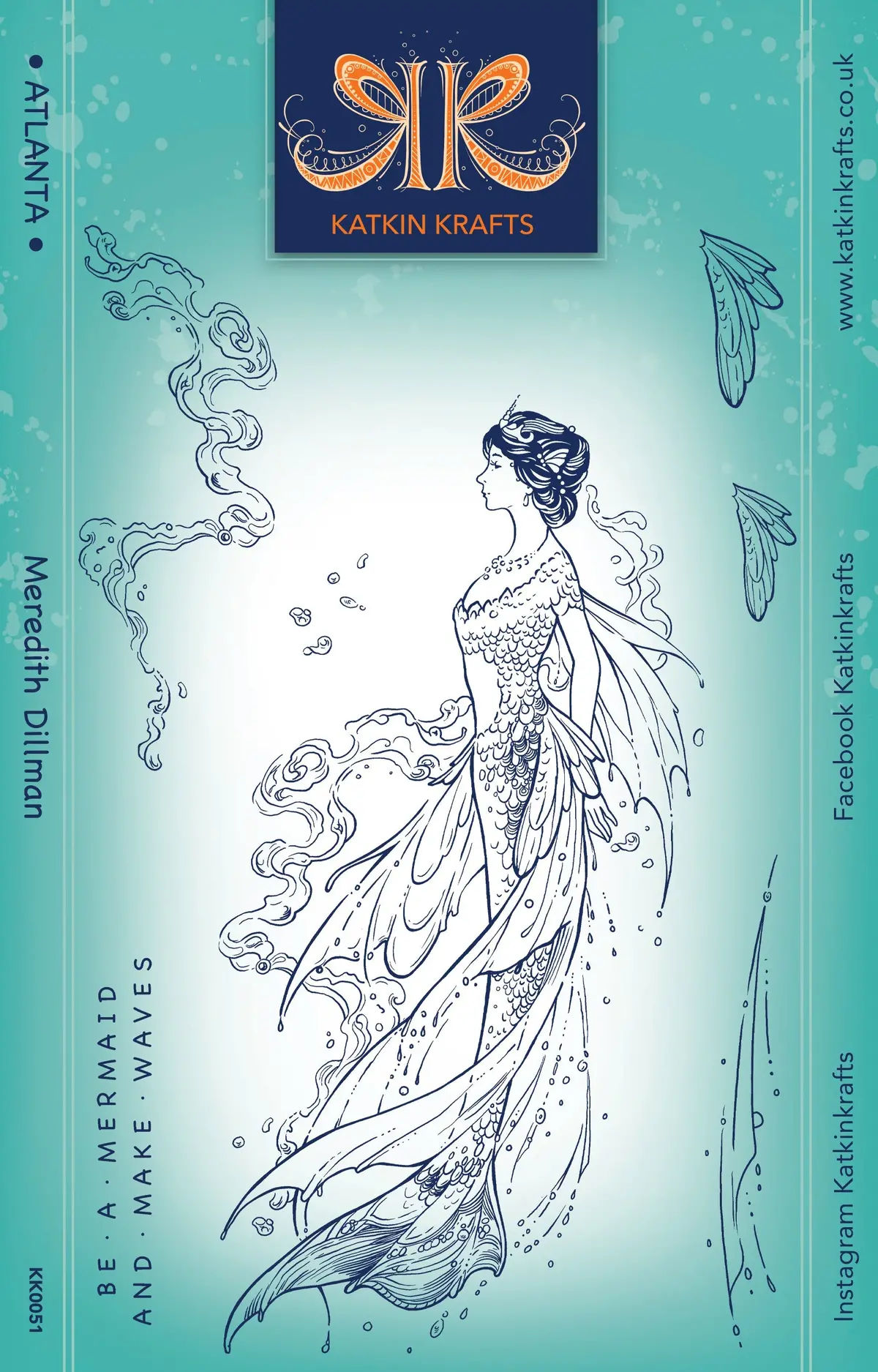 Katkin Krafts Atlanta 6 In X 8 In Clear Stamp Set 1