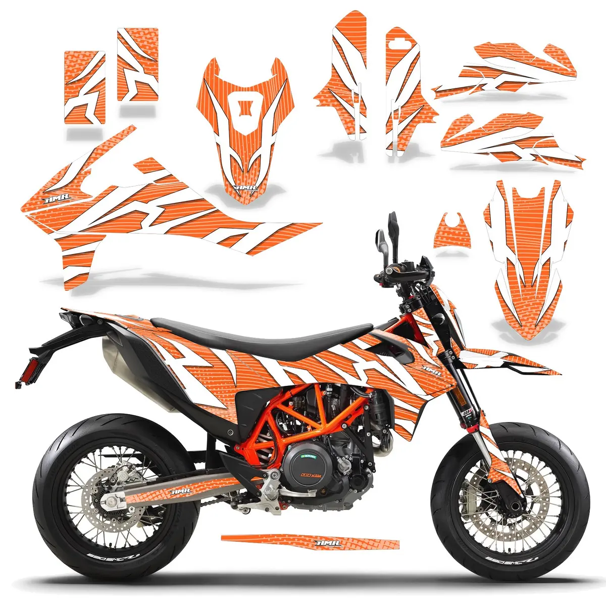 Ktm 690 Smc R Bike Graphic Decal Kit (2019-2023) 1