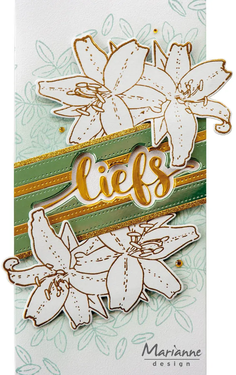 Marianne Design Clear Stamp - Tiny's Art - Leaves 2
