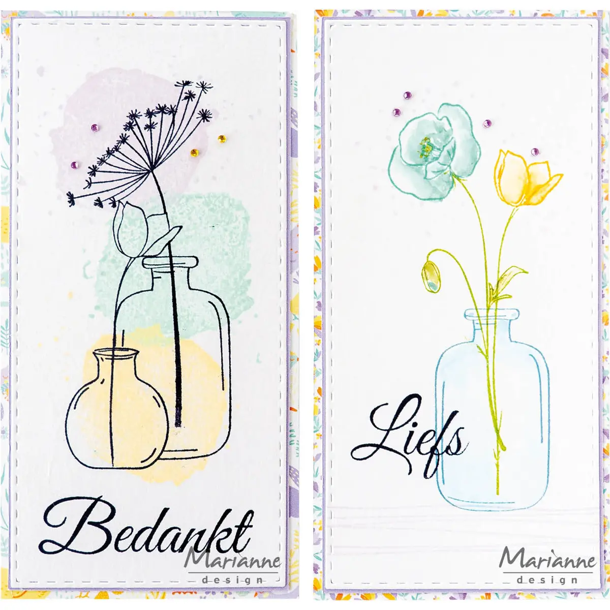 Marianne Design Clear Stamp - Silhouette Art - Tulip 2