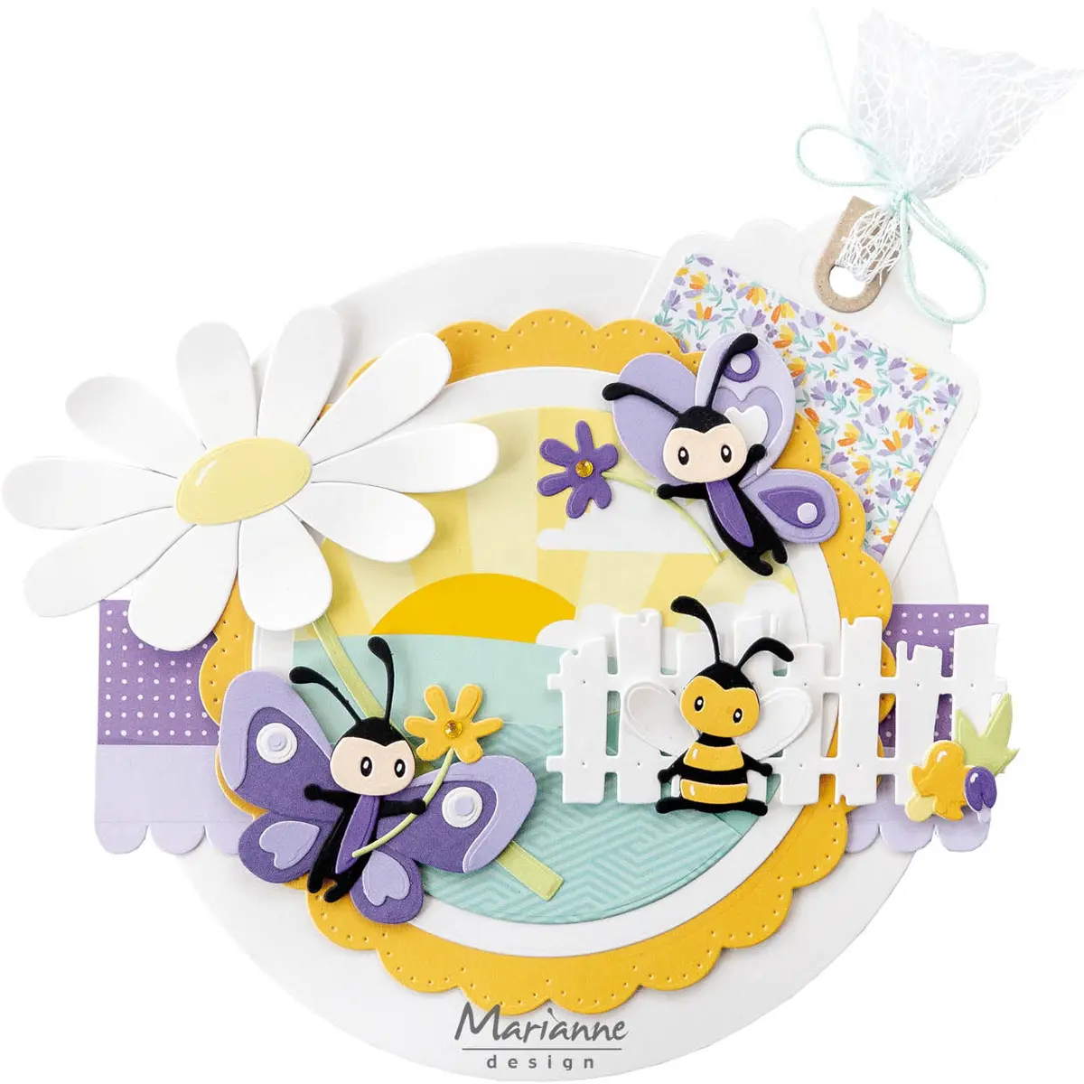 Marianne Design Craftables Die - Fence By Marleen 2