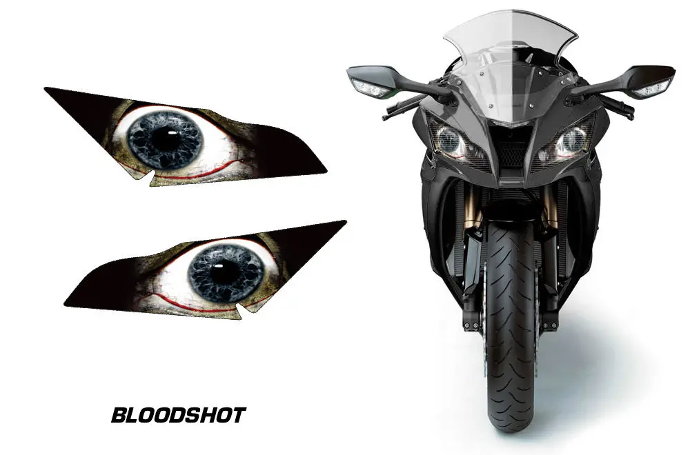 Kawasaki Ninja Zx 10R Sport Bike Headlight Graphics (2011-2014) 1
