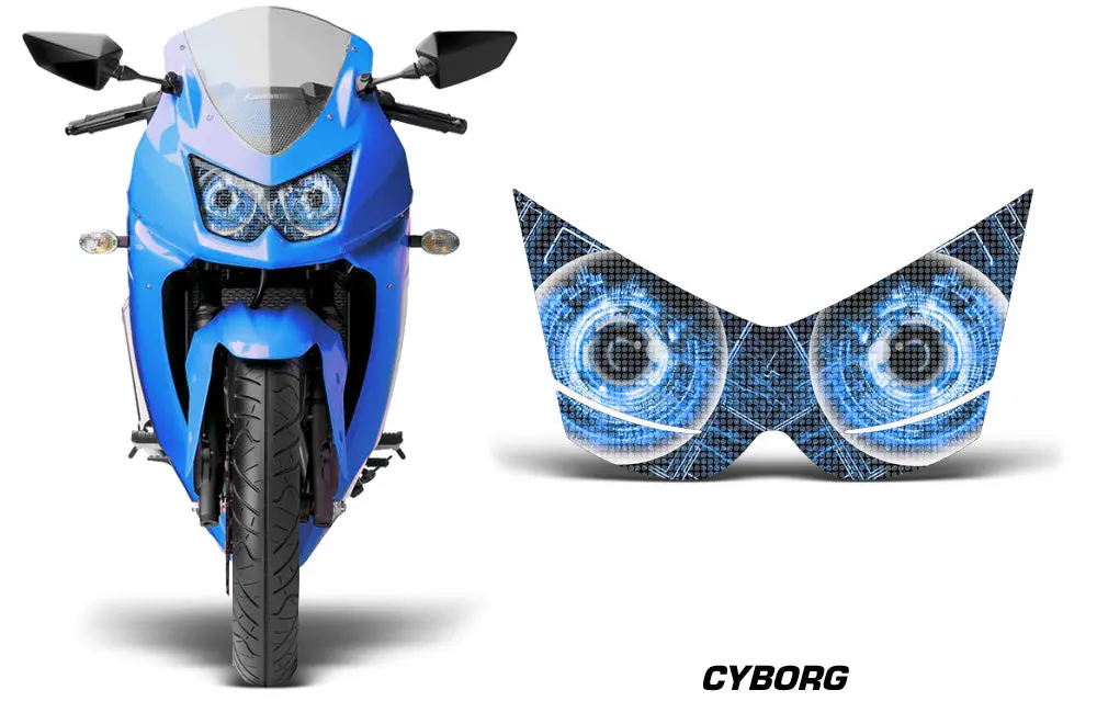 Kawasaki Ninja 250R Headlight Graphics (2008-2012) 10