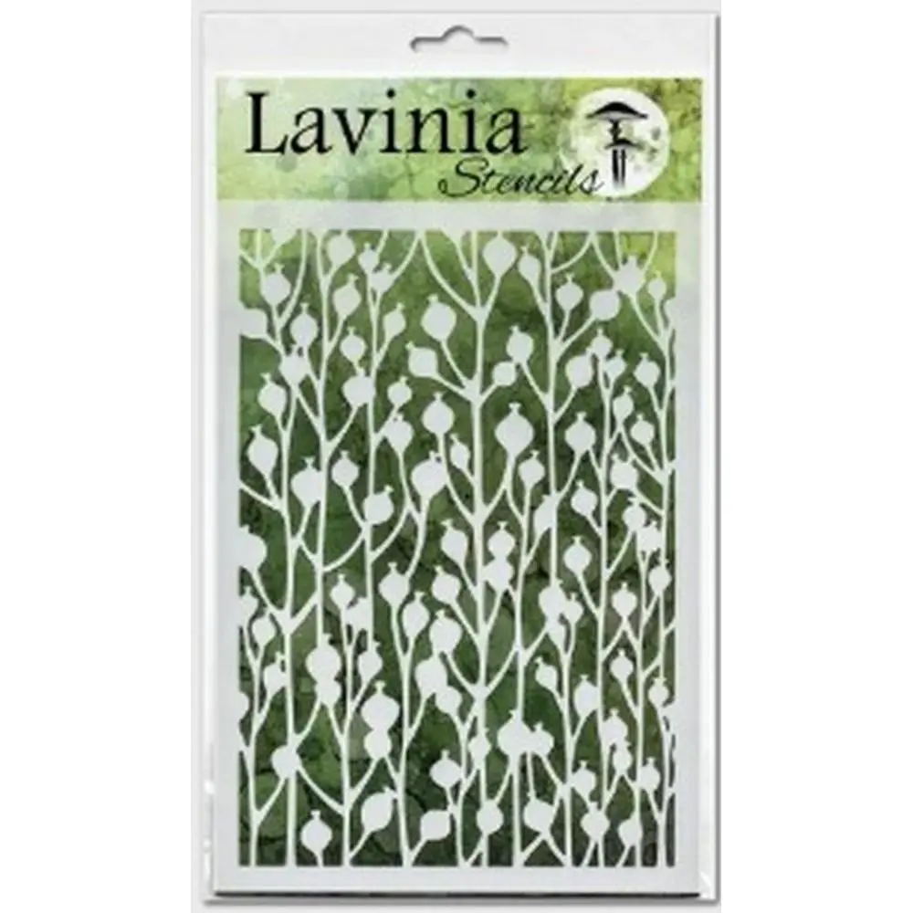 Lavinia Stencil - Berry 1