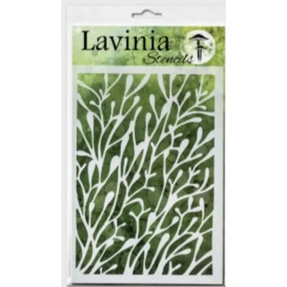 Lavinia Stencil - Coral 1
